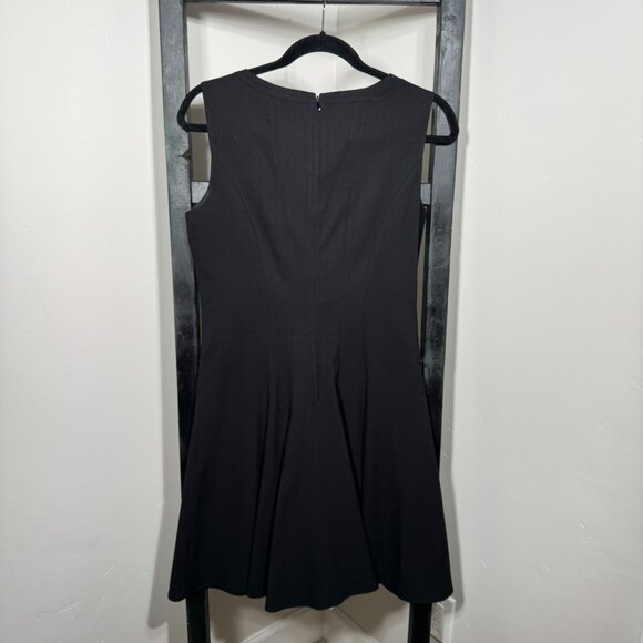 Calvin Klein Sleeveless Colorblock Dress – Black, Charcoal & Grey, Size 8P - Picture 2 of 9